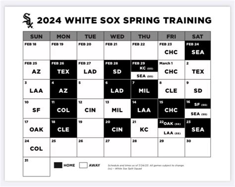 what time do the white sox play